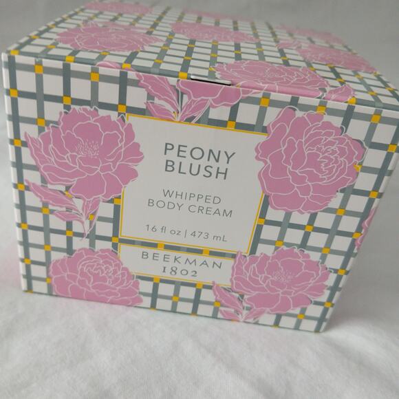 NIB Beekman 1802 PEONY BLUSH 16 oz Whipped Body Cream USA MADE Cruelty-Free - Picture 6 of 9